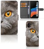 B2Ctelecom Telefoonhoesje met Pasjes Samsung Galaxy Xcover 6 Pro Britse Korthaar