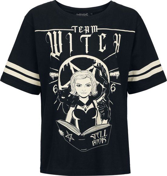 Heartless Team Witch Dames T-shirt - zwart - XL