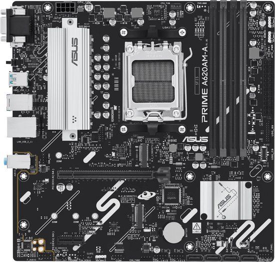 ASUS PRIME A620AM-A-CSM AMD A620A Socket AM5 micro ATX