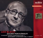 Outhere Audite Julian von Károlyi, RIAS-Symphonie-Orchester - Chopin: Piano Concerto No.2 & Schubert: Symphony ‘The Great’ In C major, D. 944 (CD)