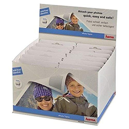 Hama Dubbelzijdige Zelfklevende Fototapes, Wit, 1000 Stuks
