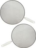 Cosy&Trendy Antispatdeksel - 2 stuks - Zilver - RVS - Ø29cm