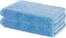 Lavea® Set van 2 Douchelaken 60x120 cm – Zachte en Absorberende Badhanddoeken – 100% Coton – Oeko-TEX 100 – met Badstofstructuur – Wasbaar op 60°C – voor Badkamer, Fitness en Spa – Dolfijnblauw