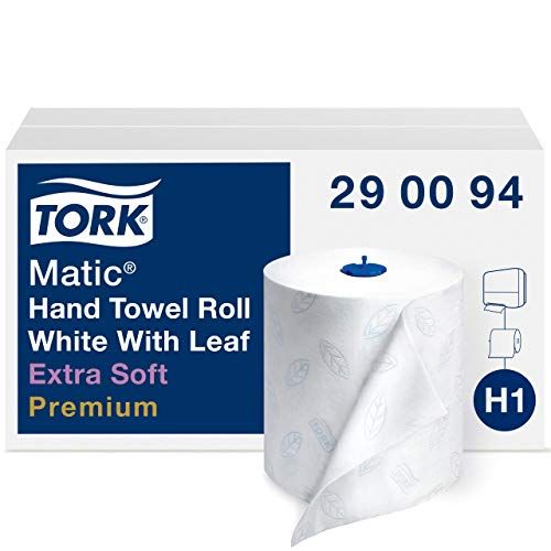 Tork 290094 Premium Extra Soft Matic Paper Hand Towel Roll - White - Case of 6