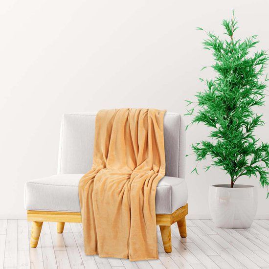 vidaXL Deken 150x200 cm Polyester Woestijnmist