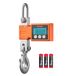 VEVOR Balance de grue, 500 kg, balance industrielle numérique avec boîtier en aluminium moulé sous pression et écran LCD, balance pour gibier 100 g et 3 niveaux, arrêt automatique, balance à crochet