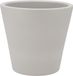 DK Design Bloempot/plantenpot - Vinci - lichtgrijs mat - voor kamerplant - D22 x H24 cm