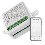 EMOS GoSmart Zigbee Smart Switch dimmer module met app, dimbaar, dimbaar, spraakbesturing van verlichting met Alexa en Google Home, voor dubbel
