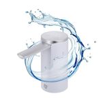 NK Waterdispenser met LED-display, 4 afgiftebanden, 200/600/800 ml/continu, 1200 mAh, touch-bediening, 1,5 l, 5,7 l, 10 l, 11,3 l, 15 l, 18,9 l, wit