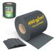 vounot Privacyscherm, pvc-hek, 450 g/m², inkijkbescherming voor tuin, verduisteringsfolie, 19 cm x 70 m, met 40 bevestigingsclips voor gaaspanelen, stijve hekken, antraciet