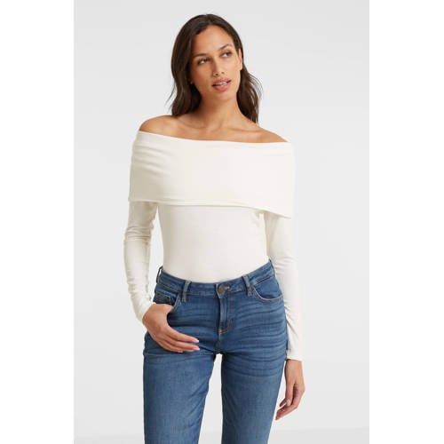 Anytime Anytime off shoulder top wit