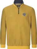 Jan Vanderstorm heren Sweatshirt - 80/82 - Oranje - Plus Size