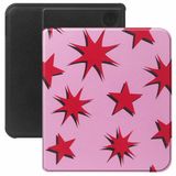 Selencia Vivid Bookcase voor de Kobo Libra Colour - Stars Rubine Red Light Pink