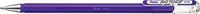 Pentel K110-VVX Mattehop Gelrollerball met zeer dekkende inkt in matte afwerking, model met dop, 1VE = 12 stuks, paars