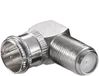 Goobay F-quick (m) - F (v) haakse adapter
