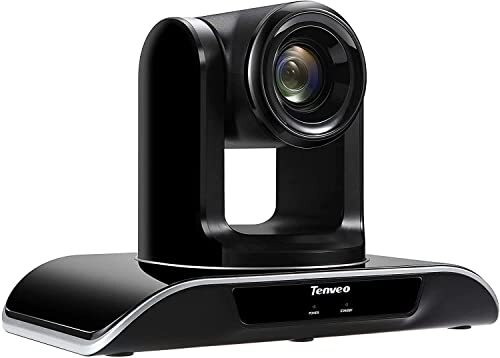 Tenveo 10X/20X optische zoomwebcam met afstandsbediening, 1080P Full HD videoconferentiecamera, vergaderzaal webcam met USB 2.0-interface (VHD102U)