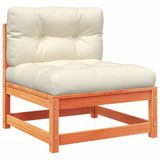 VidaXL 7-delige Loungeset met Kussens, Massief Grenenhout, Wasbruin