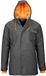 Spalding Parka Anthra Melange/Oranje