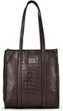Gabor shopper Elfie Zip Tote Bag Croco Brown