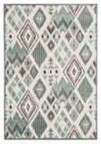 Safavieh Vloerkleed, PAR114, Viscose, Grijs/Multi, 121 x 170 cm