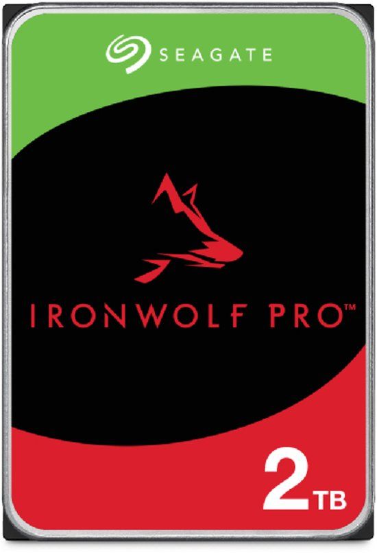 Seagate IronWolf Pro ST2000NT001 interne harde schijf 2 TB 7200 RPM 256 MB 3.5"