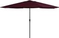 vidaXL Parasol met metalen paal 390 cm bordeauxrood