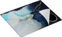 Chefcare Inductie Beschermer Abstracte Kunst - Marmer Blauw en Beige - 65x55 cm