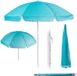KADAX Ronde parasol, 220 x 142-224 cm, lichtblauw