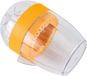 Sans marque Presse-agrumes manuel - Presse-agrumes de cuisine - Faire du jus frais - Avec couvercle - 7,3 x 11 cm - Jaune