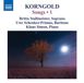 Korngold: Naxos Britta Stallmeister, Uwe Schenker-Primus, Klaus Simon - Korngold: Complete Songs Vol 1 (CD)