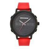 Skechers Heren analoog kwartshorloge met stalen legering SR5158 zwart