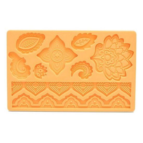 Patisse siliconen fondant vorm Oranje 20x12cm