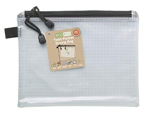 eco-eco A5 90% gerecyclede dubbele zak sterke tas - 5060454450610