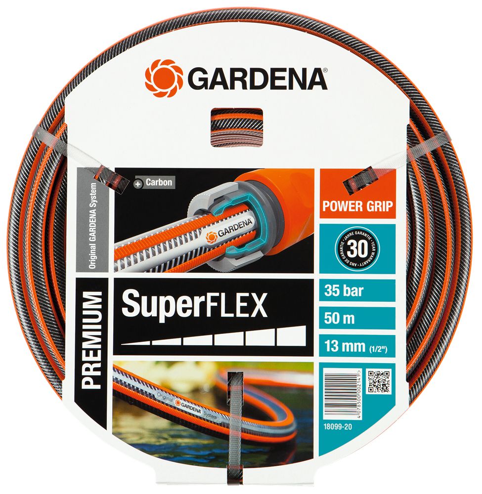 Gardena 18099-20 Tuinslang - 50m - Grijs/Oranje