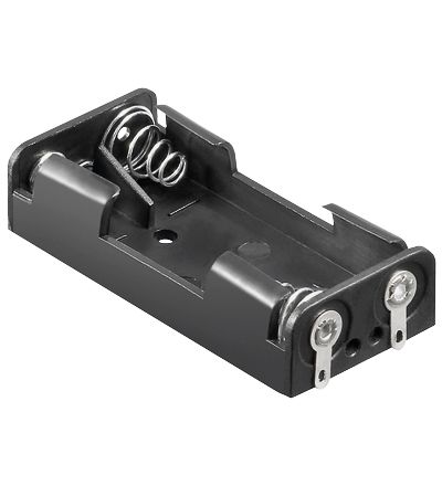 Wentronic BH AAA 2xL - Passieve houder - Zwart