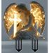 Solidchoice Decoratieve engel voor op het graf, 2D, acryl, weerbestendig