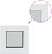 vidaXL - Vast raam - RISOR - 30 x 30 cm - PVC en Glas - Links binnendraaiend - 2 jaar garantie