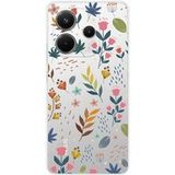 Xiaomi Siliconen hoesje - Compatibel met Xiaomi Redmi Note 14 4G - ontwerp fleurs colorees