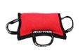 Dingo Gear hond bijtkussen handgemaakte wig met 3 handgrepen voor training Medium zachte Nylcot, zwart S00527