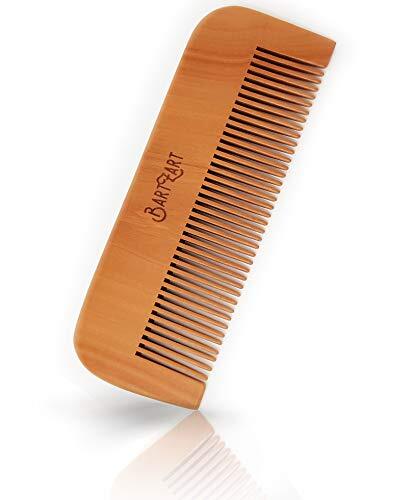 BartZart Shabo BartZart beard comb made of peach tree wood I The beard comb gently untangles and unties your beard I The perfect addition to your beard care