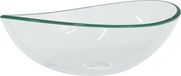 vidaXL Wasbak - Gehard Glas - Transparant - 54,5x35x15,5 cm