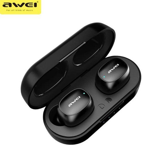 Huawei Awei T13 TWS Sport Oordopjes - Zwart