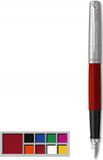 Merkloos Klassiek Rood/Zwart Vulpen met Medium Penpunt
