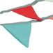 Guirlande de drapeaux, coton bio GOTS, multicolore, 6 m