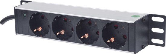 Intellinet 714020 10 inch Stekkerdoos Zwart