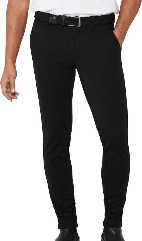 ONLY & SONS ONSMARK PANT GW 0209 NOOS Heren Broek - Zwart - Maat W32 X L34