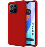 Beschermhoes Huawei Honor X8 5G Red Silicone Case
