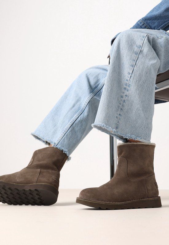 Shabbies Amsterdam Palissa Enkellaarzen Dames Bruin Maat 37 - Herfst/Winter 2023