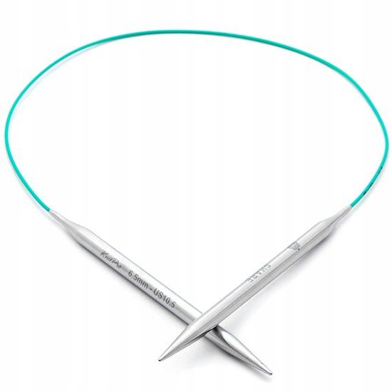 KnitPro Mindful Metalen Breinaalden met Kabel 3,75mm x 25cm