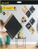 Securit Krijtbord en Prikbord Diamond Silhouet
